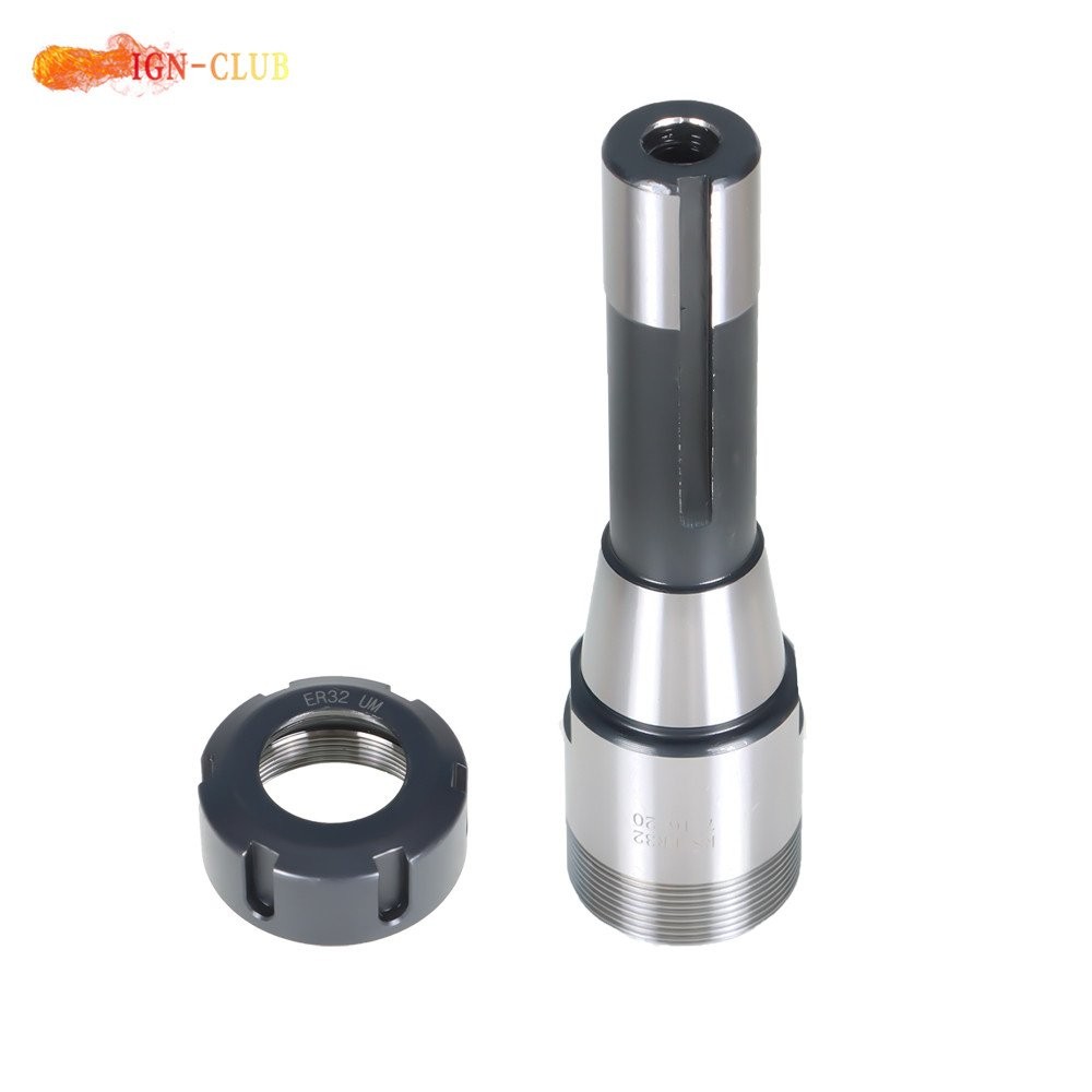 ER32 R8 Thread Collet Chuck Holder Fixed CNC Lathe 7/16" +25-45 Spanner