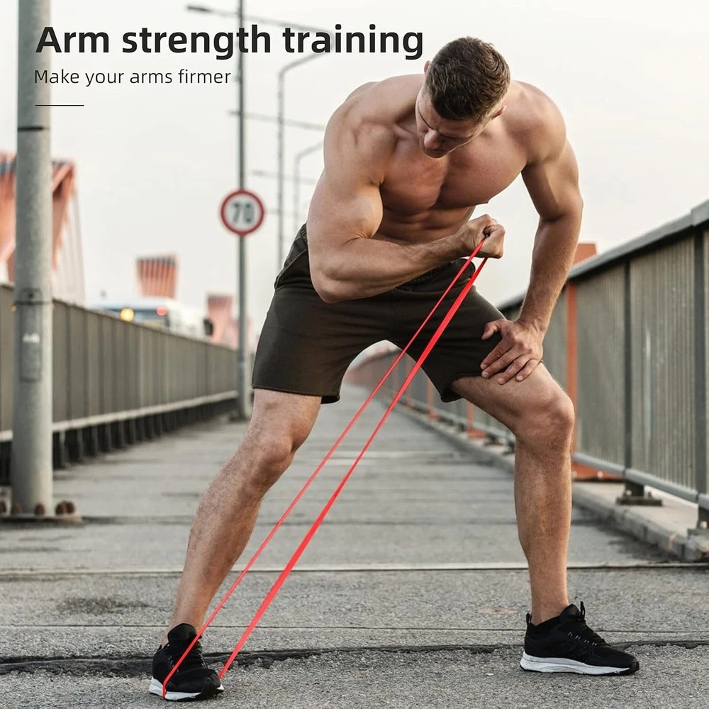 Heavy Duty Resistance Bands Set 4 Loop for Gym Exercise Pull up Fitness Workout