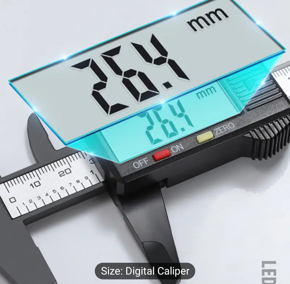 Digital Caliper Measuring Tool Electronic Micrometer With Large LCD Screen
