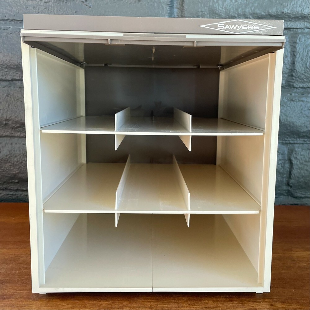 Swayer Tray-Master Slide File with 9 Empty Easy Edit Slide Trays