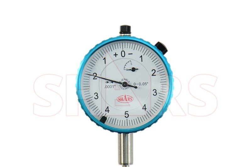 Shars .050" Dial Indicator .0001" 0-5-0 Dial Reading !]