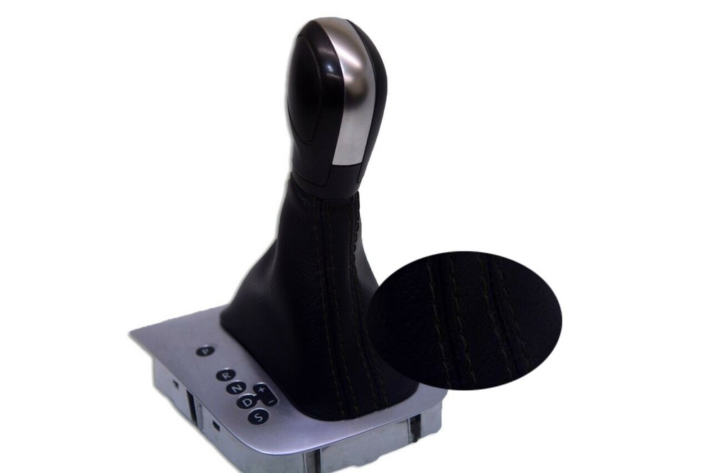 Automatic Shift Boot Leather Synthetic Protection Cover for VW Jetta 11-18 Black