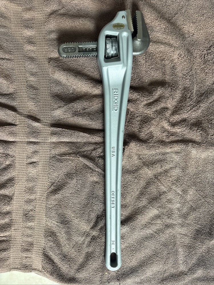 Ridgid 24-Inch Offset Pipe Plumbing Adjustable Wrench