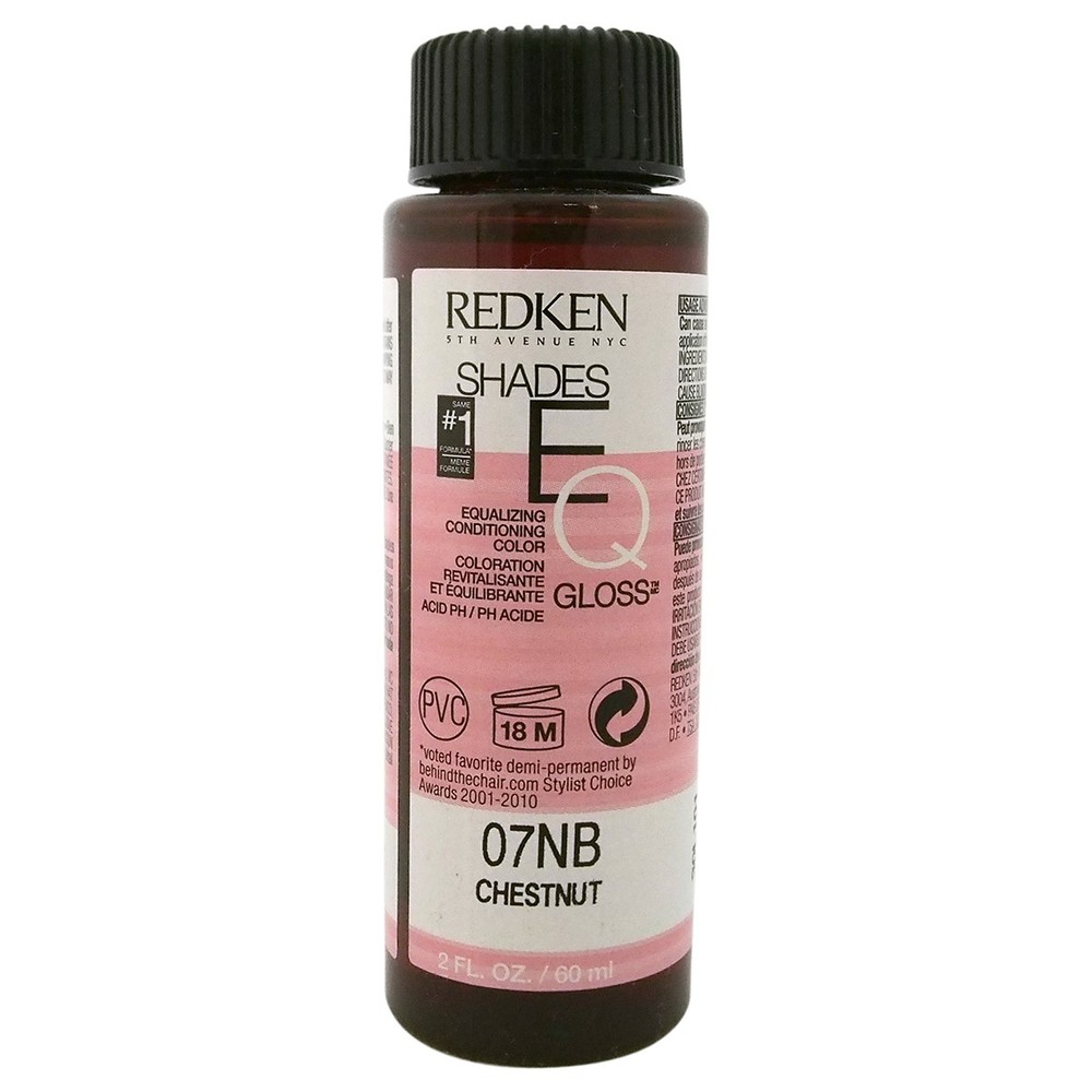 Redken Shades EQ Gloss 07NB Chestnut Equalizing Conditioning Color 2oz 60ml