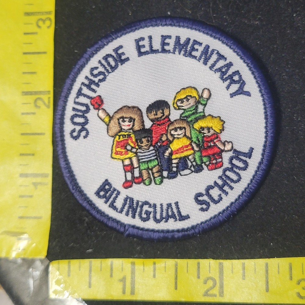 Southside Elementary Bilingual Campus School Patch Logo Brand Unused