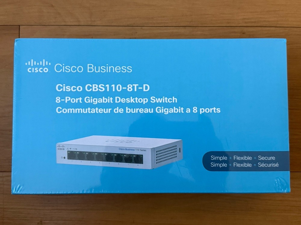 Cisco 110 CBS110-8T-D Ethernet Switch - New