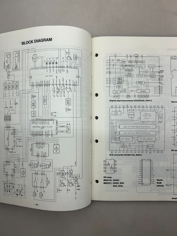ADC CD-100X Original Service Manual Free Shipping