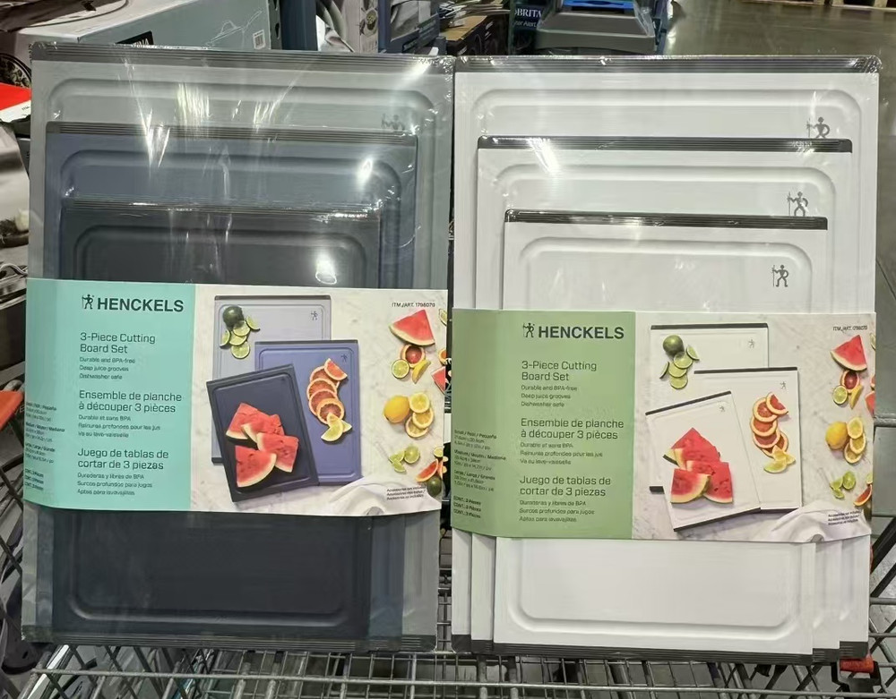 Henckels 3-Piece Cutting Board Set White/Black