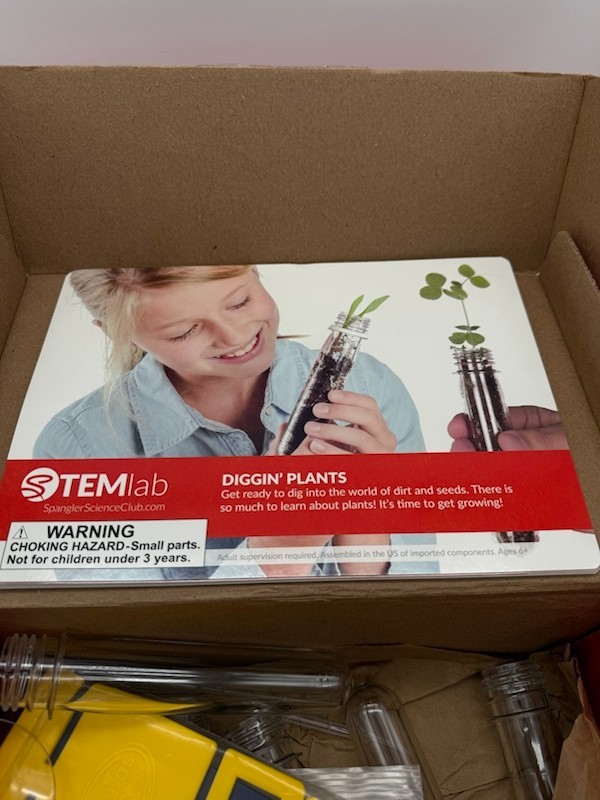 Spangler Science Club STEM Lab Digging Plants New Open Box