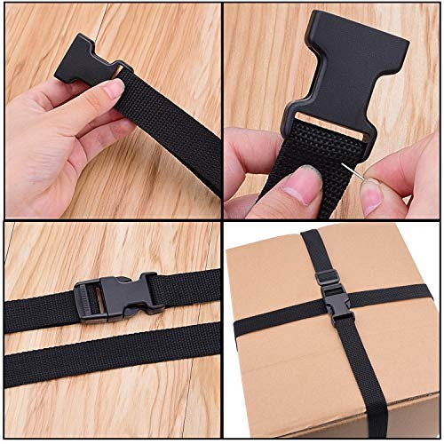 1 Inch 16 Yards Polypropylene Webbing Strap Band with 16 Set 1inch Side