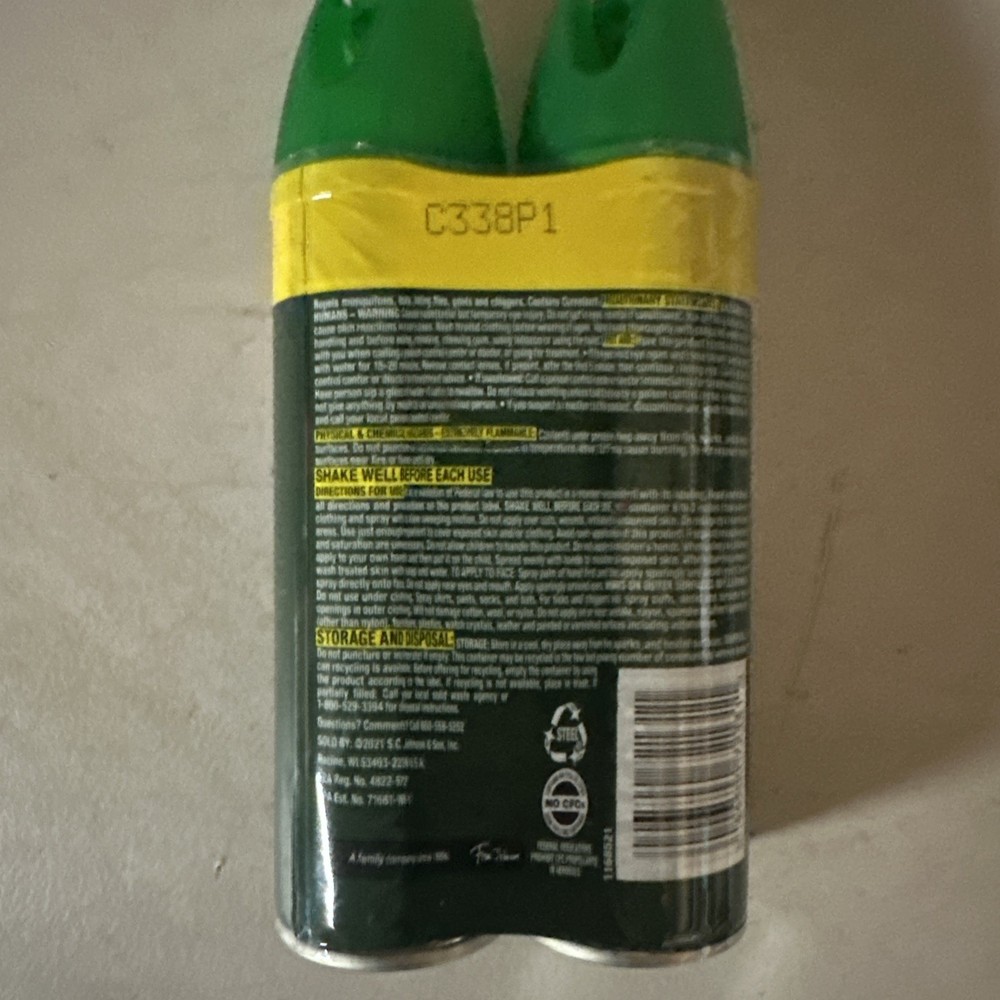 OFF! Deep Woods - Insect Repellent Dry - 4oz/2ct Set