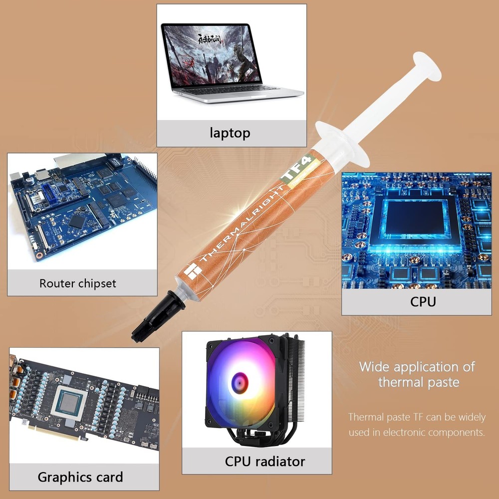 High Conductivity Thermal Paste 4g - Easy Application for Optimal Cooling