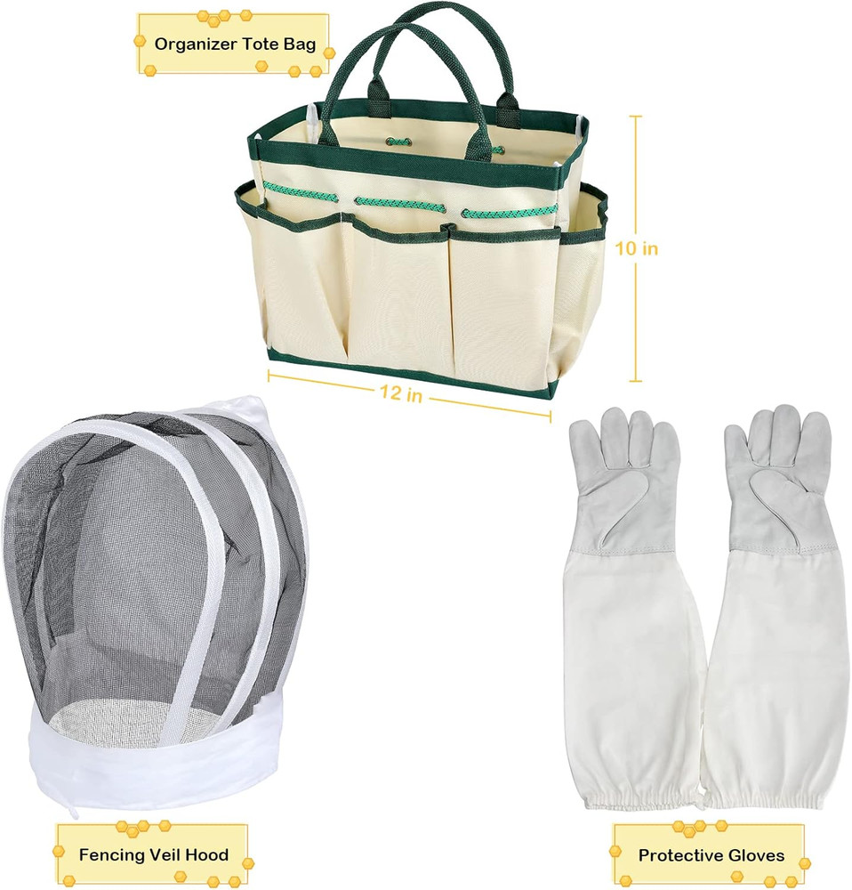 Beekeeping Supplies, 30 PCS Bee Keeping Starter Kit, Beekeeping Tools and Sup...