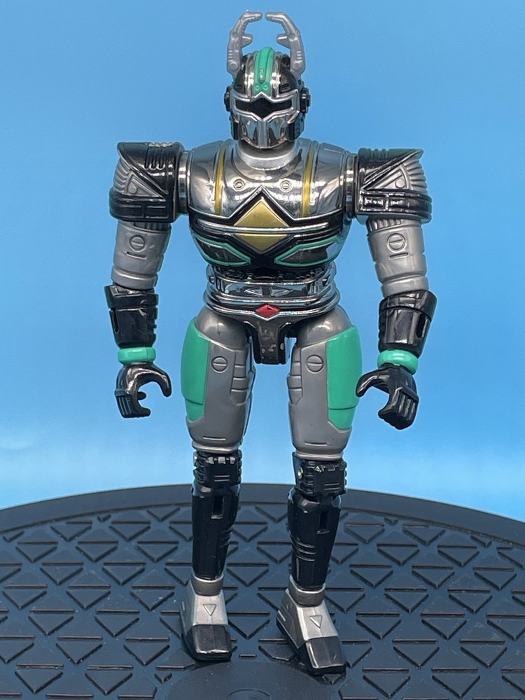 Vintage 1996 Bandai Beetleborgs Green Hunter 6" Figure