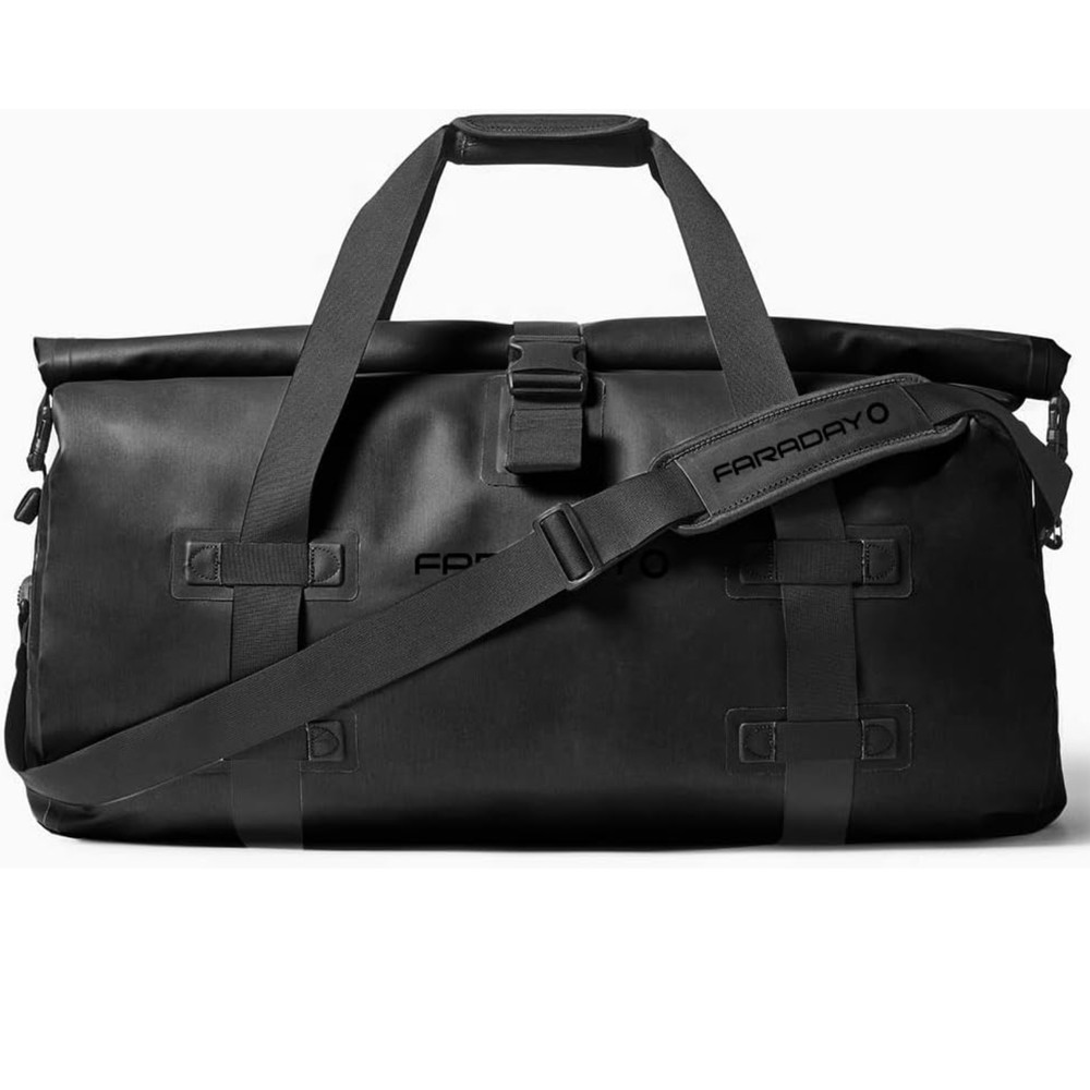Faraday Dry Duffel Bag Stealth Black 55L EMP and RF/EMF Shielding