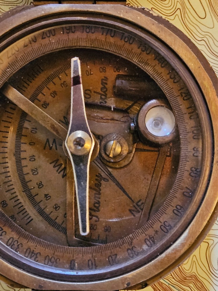 Stanley London Brass Compass