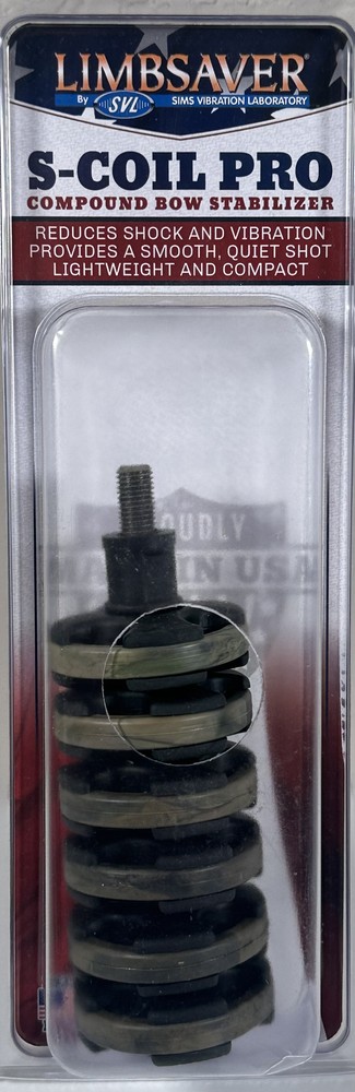 Limbsaver S-Coil Pro Compound Bow Stabilizer 4.5in - CAMO