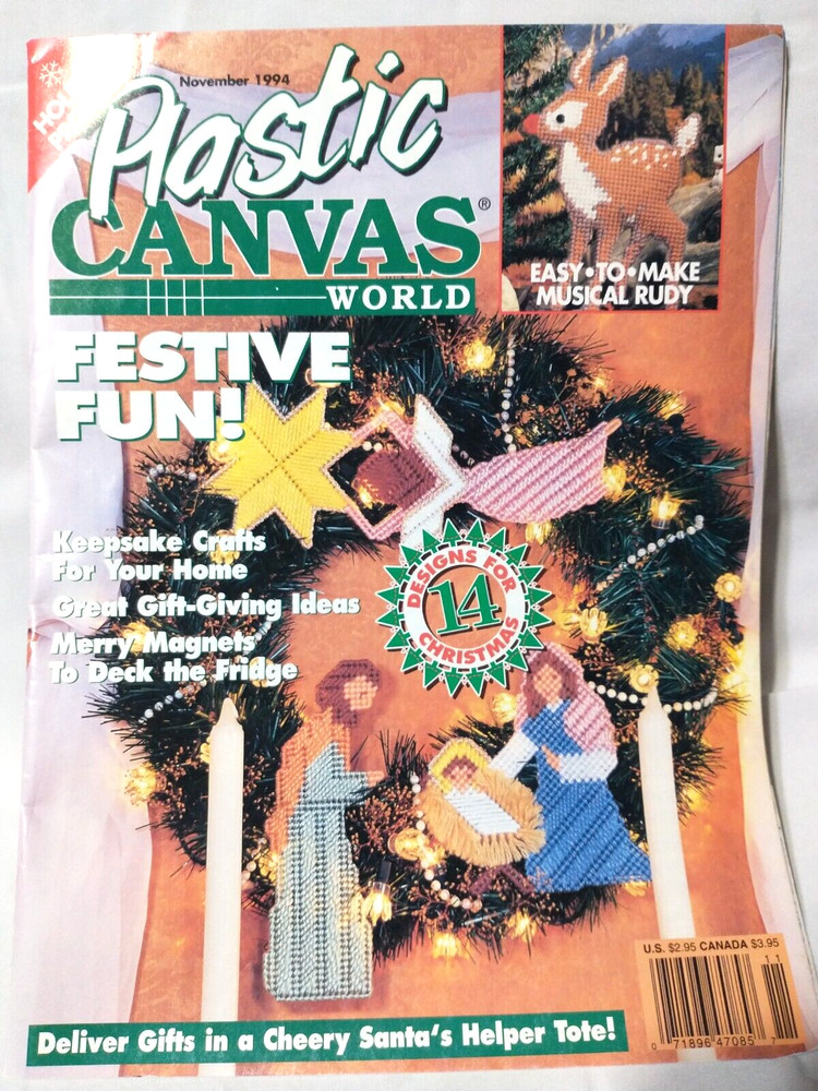Plastic  Canvas World - Winter - PLASTIC CANVAS PATTERNS Christmas Ornaments