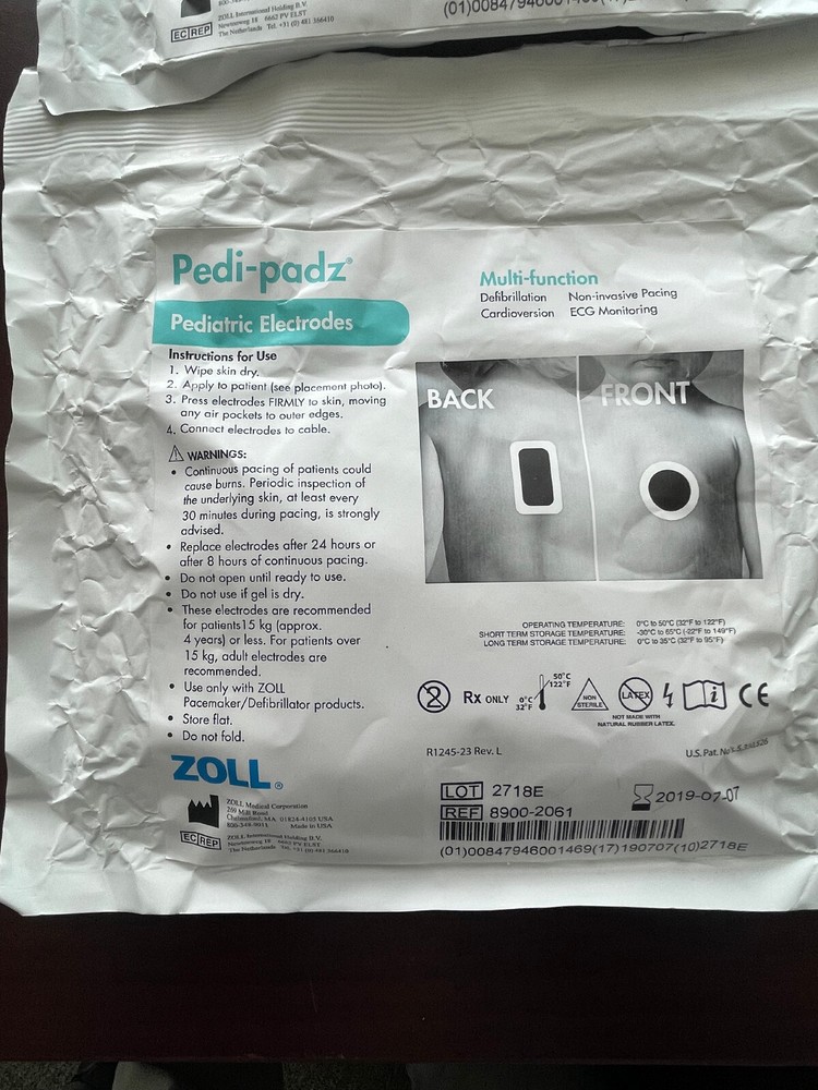 Zoll Multi-function Pedi-Padz *FOR TRAINING PURPOSES ONLY*