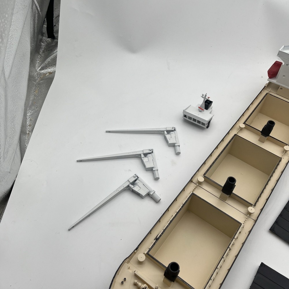 Unpainted/ Unassembled Version, ho scale built Bulk Cargo Ship 28” Long
