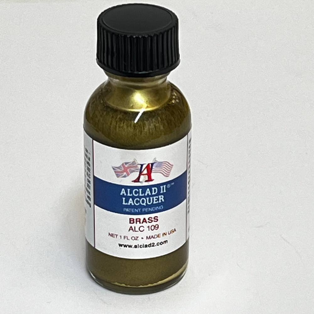 Alclad ALC109 Polished Brass Lacquer Paint 1oz