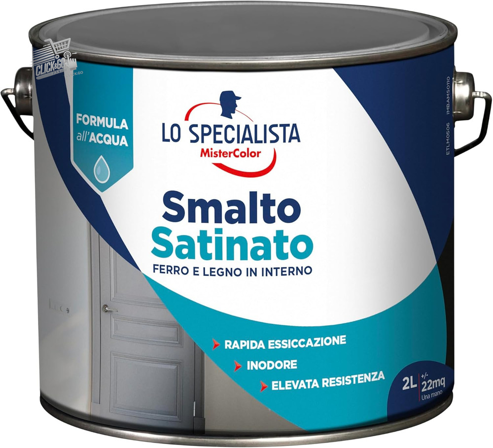 SATIN WATER ENAMEL, 2L, WHITE