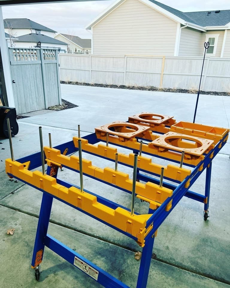 GRID LOCK Heavy Duty Work Bench Portable Clamp Table New