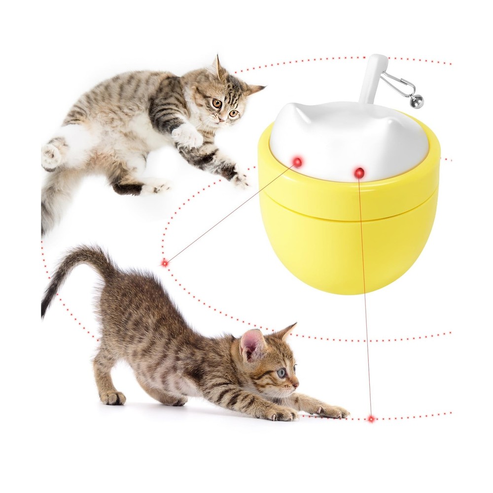 Pawingcat Cat Laser Toy Automatic Dual Laser Points Interactive... FAST USA SHIP
