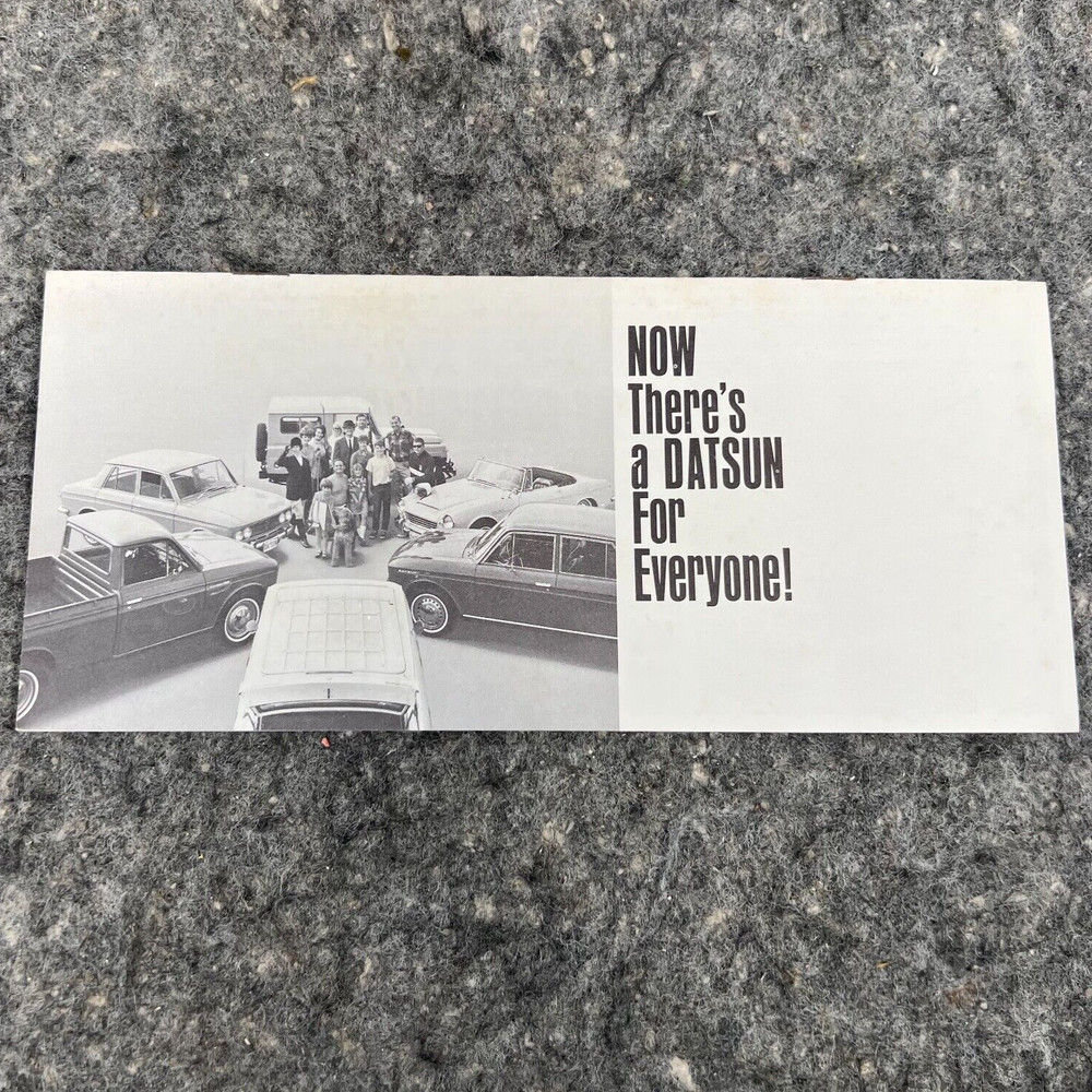 Original 1966 Now There's a Datsun For Everyone! Brochure
