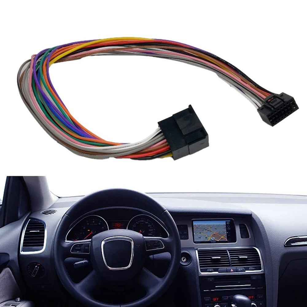 16Pin ISO Wire Harness Extension Cable for Car Stereo For Android Installation
