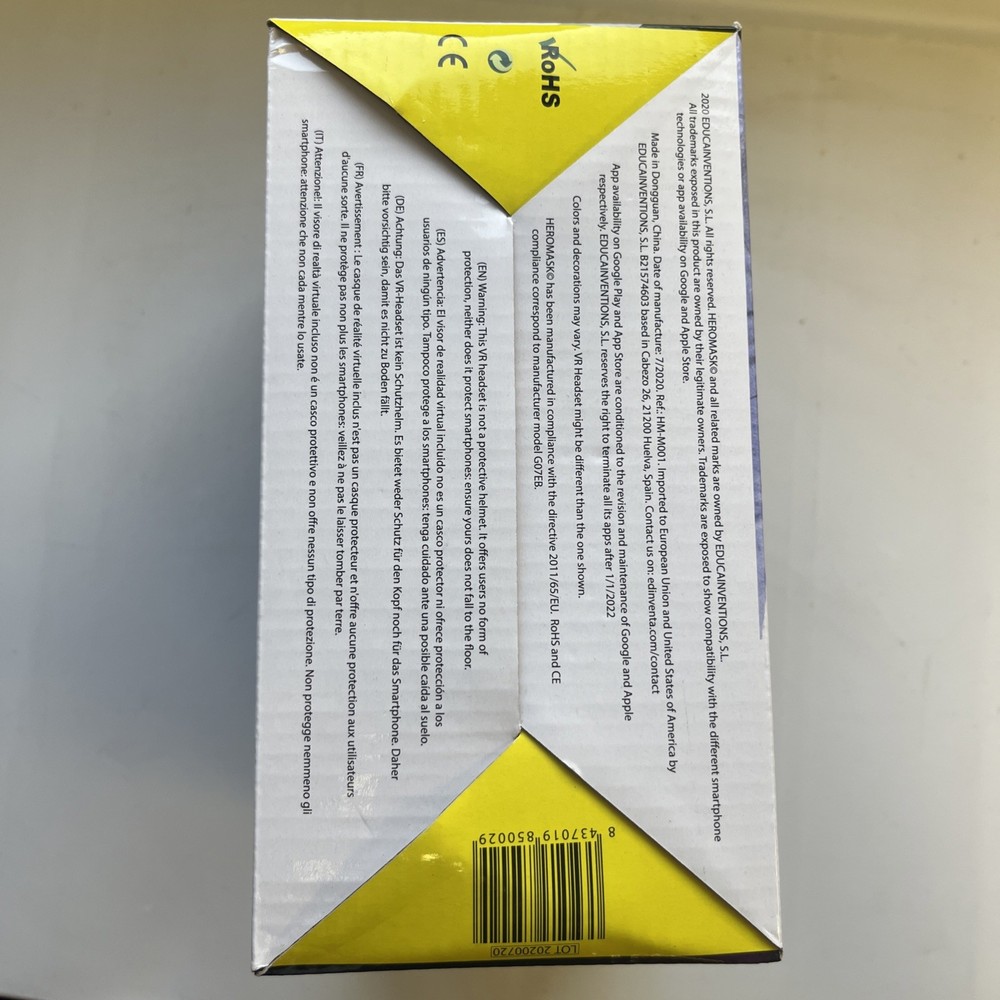 Heromask Mathematics VR Headset Video Games