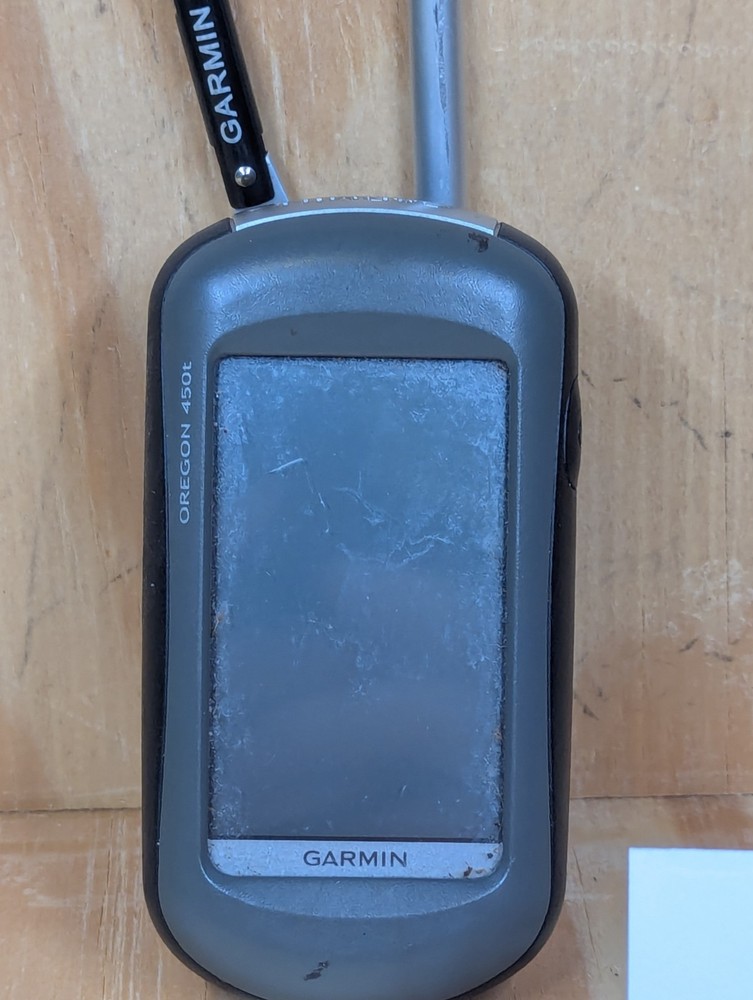 Garmin Oregon 450t Handheld GPS Navigation Color Touchscreen UNTESTED