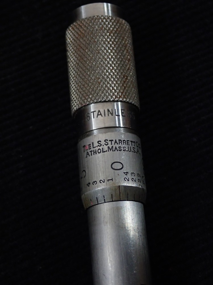 starrett micrometer head 0-1"
