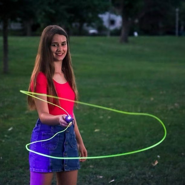 String Magic Interactive LED String Light Toy Gray