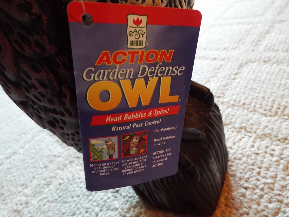Easy Gardner Garden Defense Owl NEW