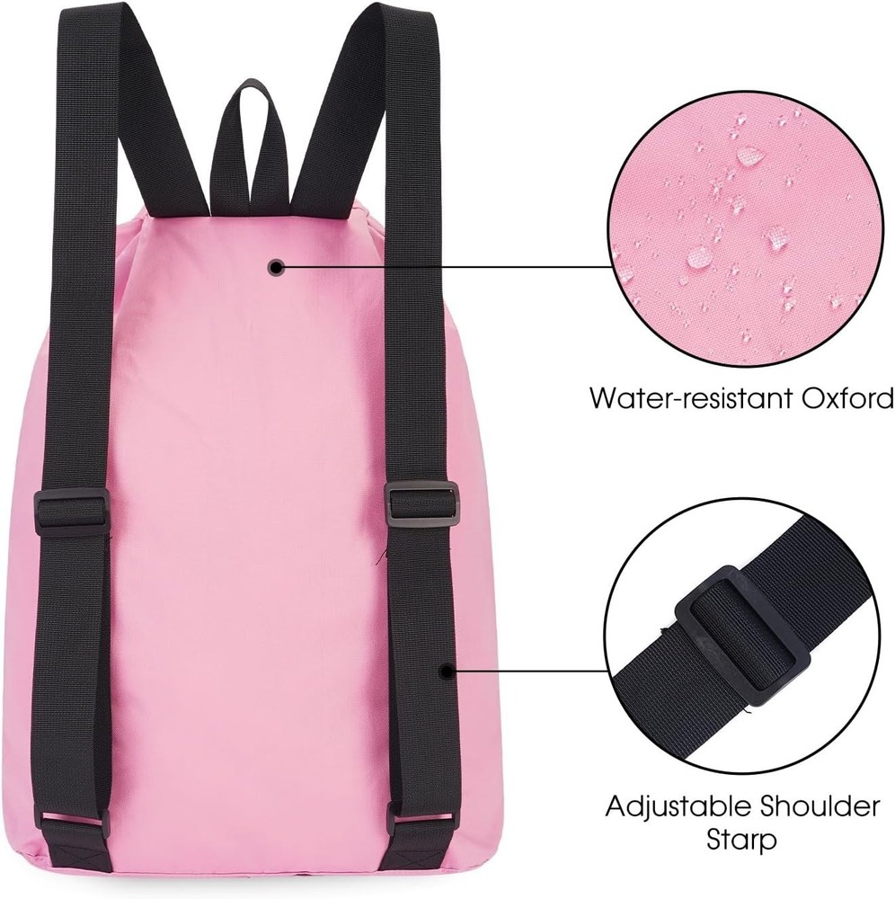 Swim Bag Mesh Drawstring Backpack Beach Backpack for Swimming Gym & Workout Gear