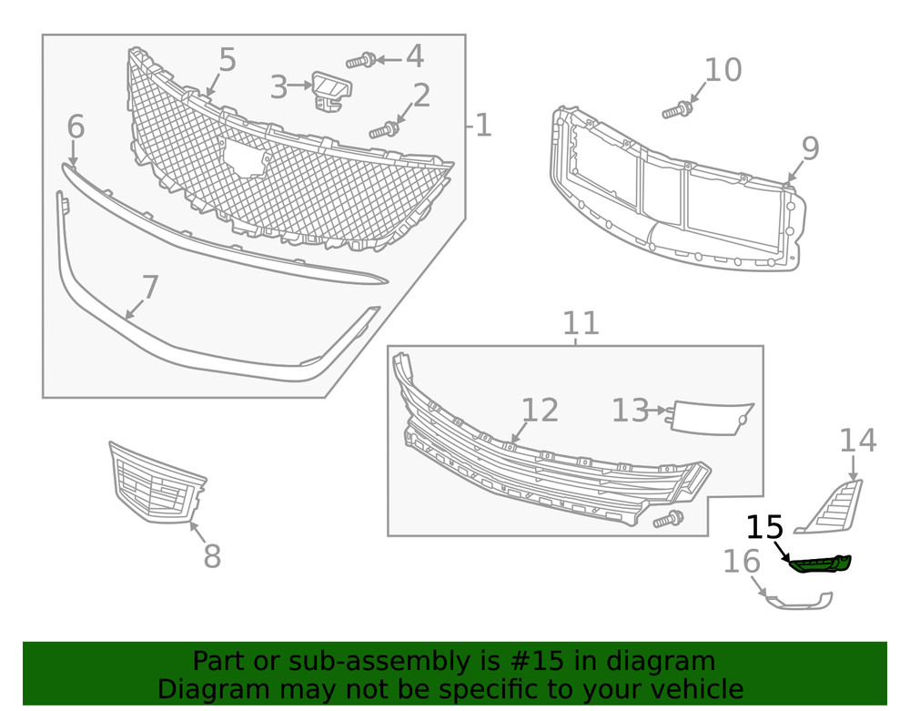 Genuine GM Air Duct 84786301