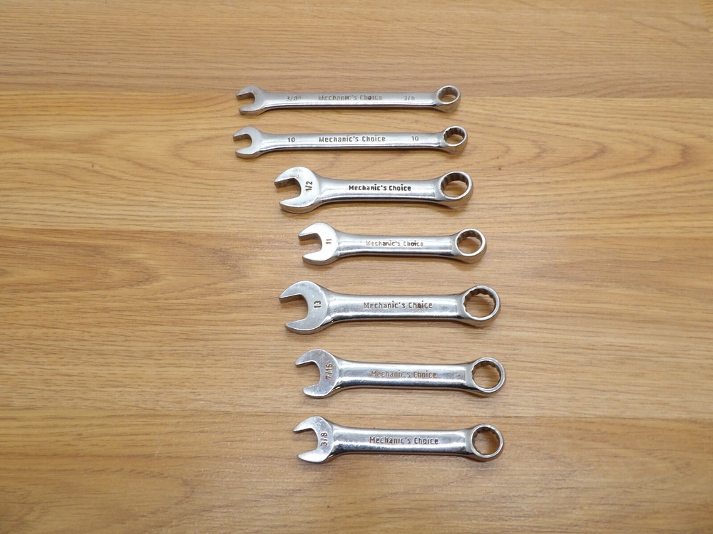 Mechanics Choice 7 PIECE BOXED END WRENCHES SAE & Metric