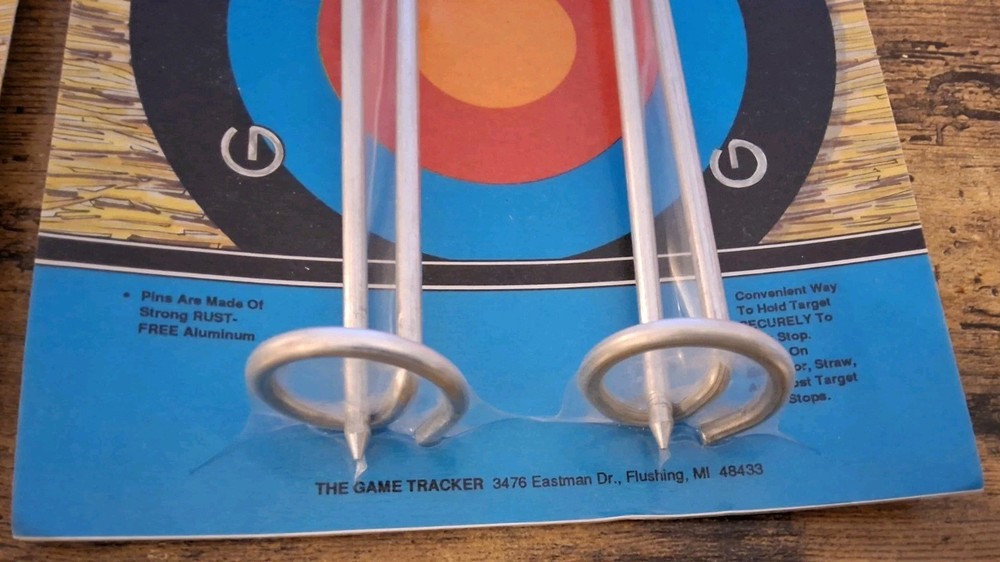 2 Setsof The Game Tracker Target Pins Convenient Way To Hold Target Securely
