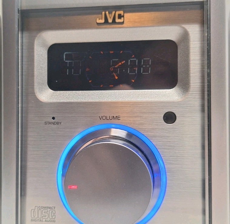 JVC FS-5000 Ultra Compact Component System CD FM AUX Marbled Gray 1998 Working