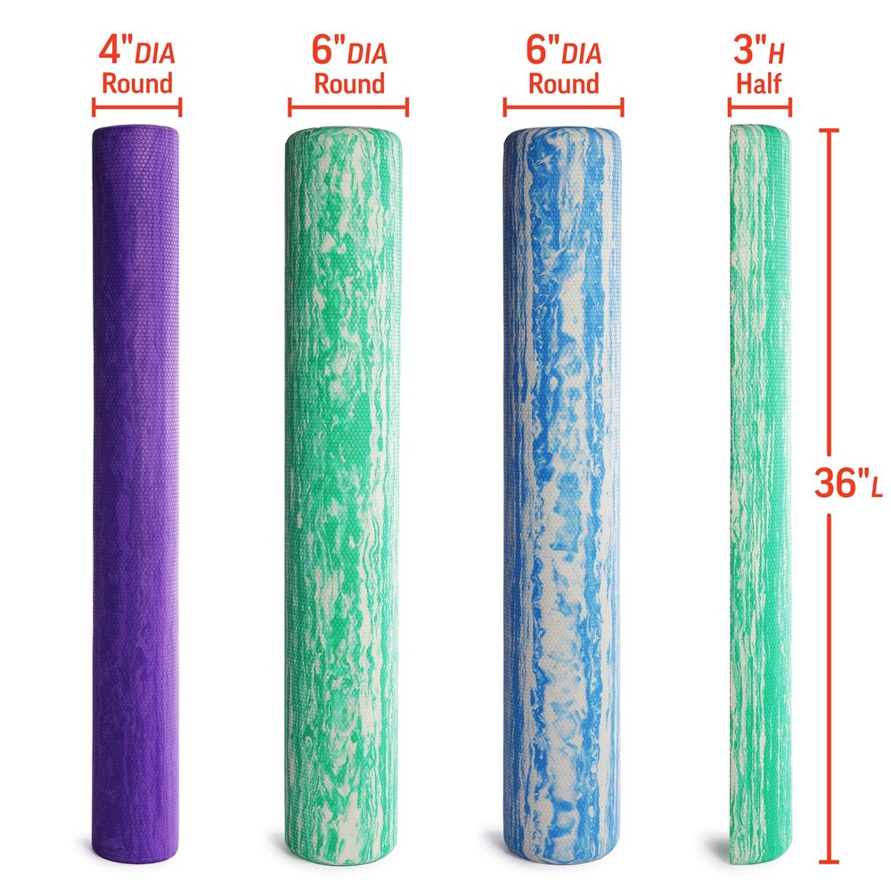 OPTP PRO-ROLLER Standard Density Foam Roller - Durable Roller for Back Massa...