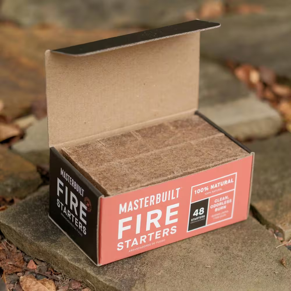 Masterbuilt Fire Starters (48 Count) 100% Natural Tumbleweed Grill Lighter