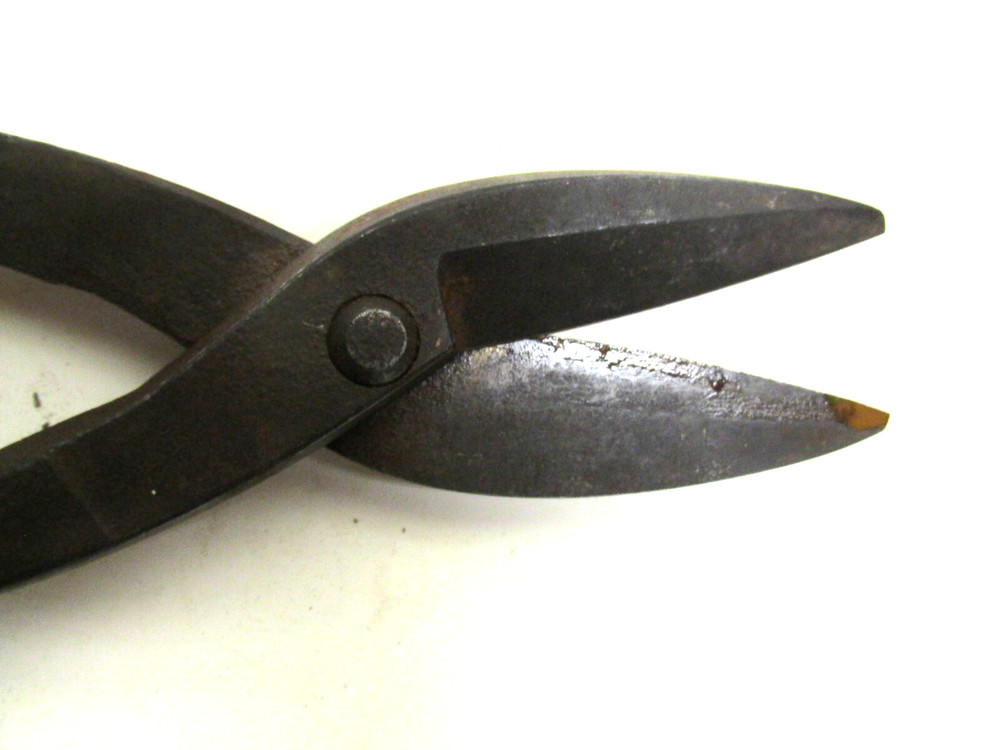 LOT 2 Vintage Tin Snips 7" & 12 1/2 ""