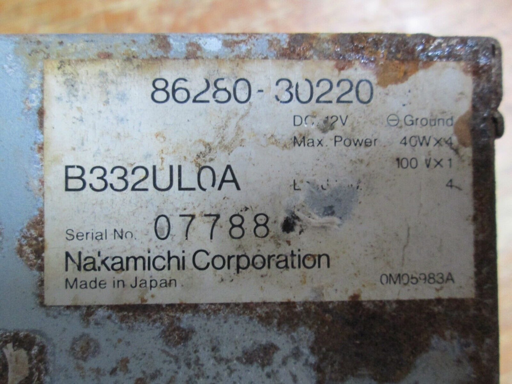 1994 Lexus GS300 Amplifier 86280-30220