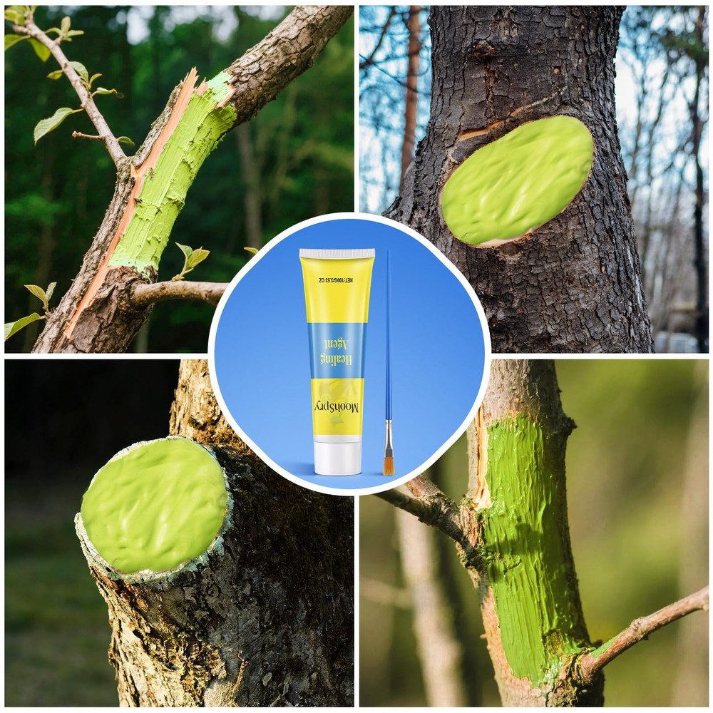 Threlaco Tree Wound Pruning Sealer, Bonsai Sealer Healing Paste, Yellow