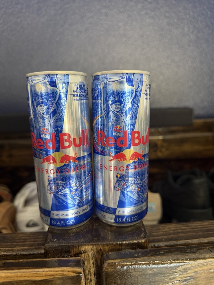 2 Cooper Webb Red Bull Cans