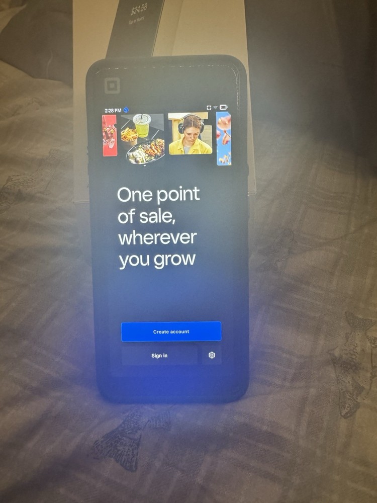 Square Handheld POS Credit Card Terminal With Case