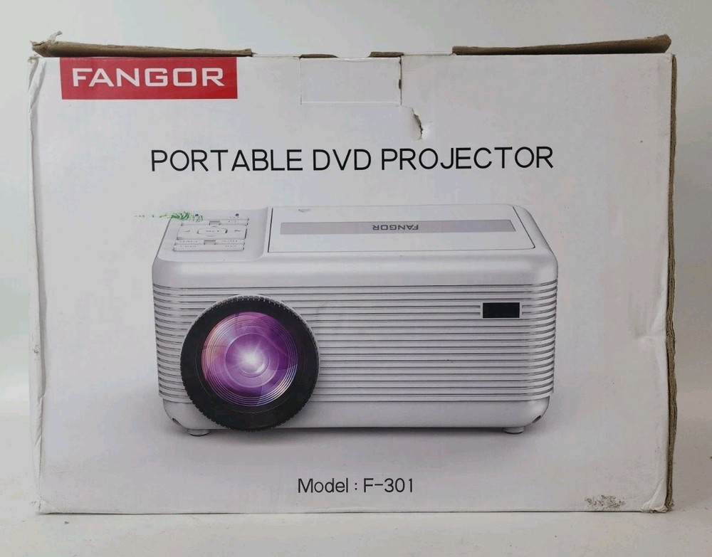 Fangor Silver F-301 Model Portable DVD Projector