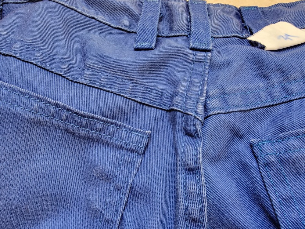Bulwark Protective Apparel Flame Resistant Work Pants Blue 28-37U