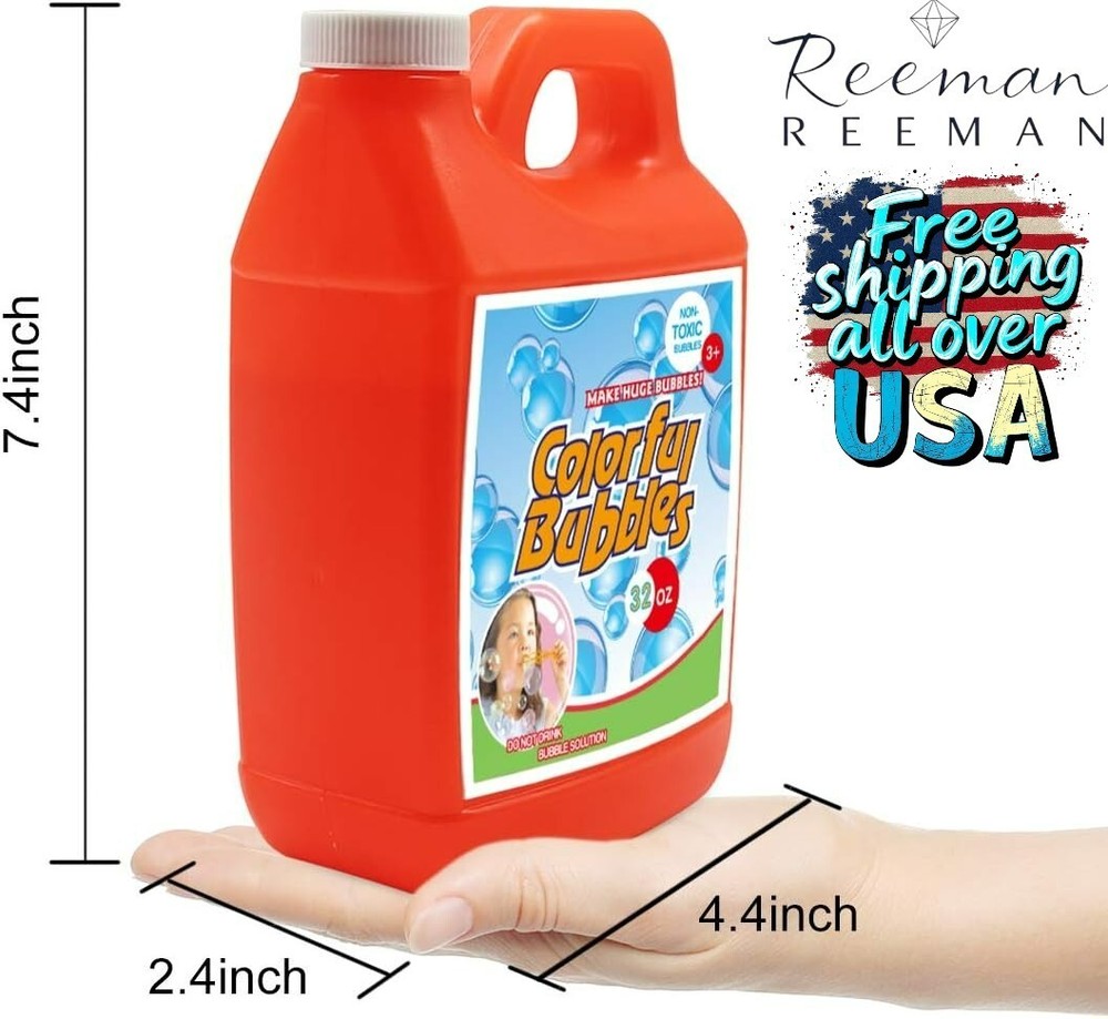 Homily Bubble Solution 32 oz Concentrated Bubbles Refill for bubbles Machine.